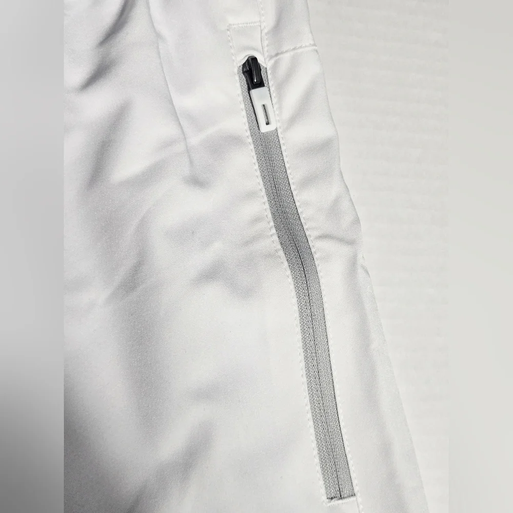 Northyard Men's Athletic Performance Shorts White Zip Pocket 2XL‎ NWT